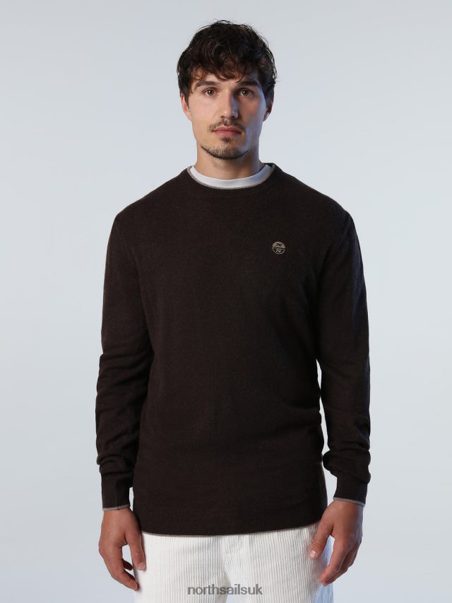 Men Cocoa Clothing 4D6N886 North Sails ECO CASHMERE JUMPER