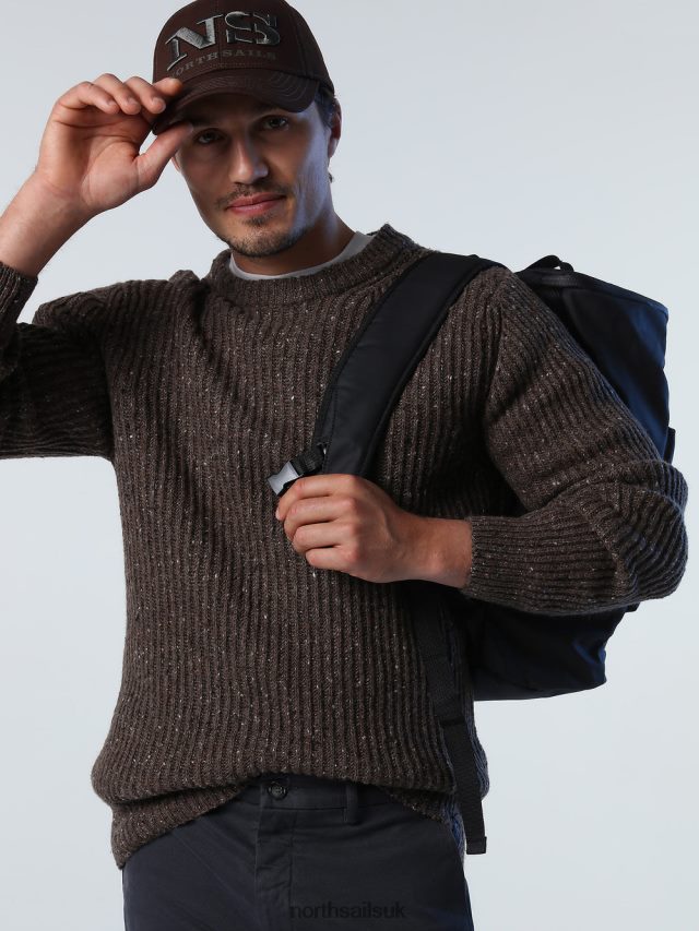 Men Cocoa Clothing 4D6N984 North Sails RIBBED JUMPER