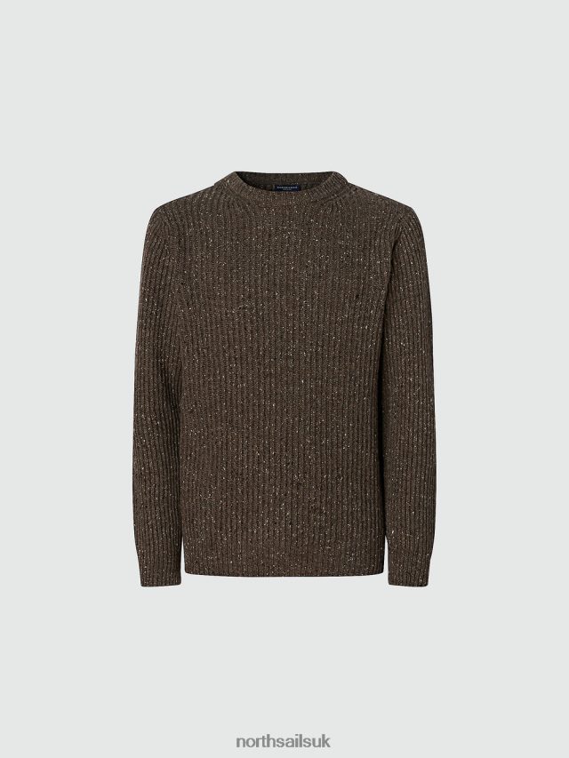 Men Cocoa Clothing 4D6N984 North Sails RIBBED JUMPER