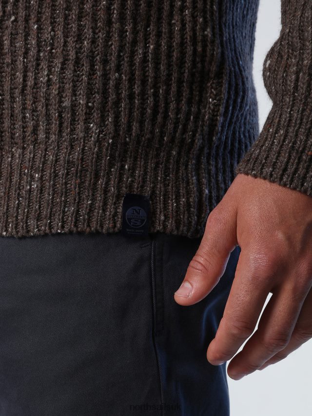 Men Cocoa Clothing 4D6N984 North Sails RIBBED JUMPER