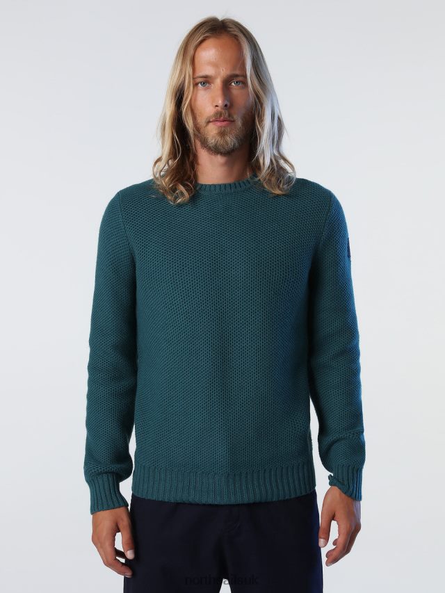 Men Mediterranea Clothing 4D6N897 North Sails HONEYCOMB STITCH JUMPER