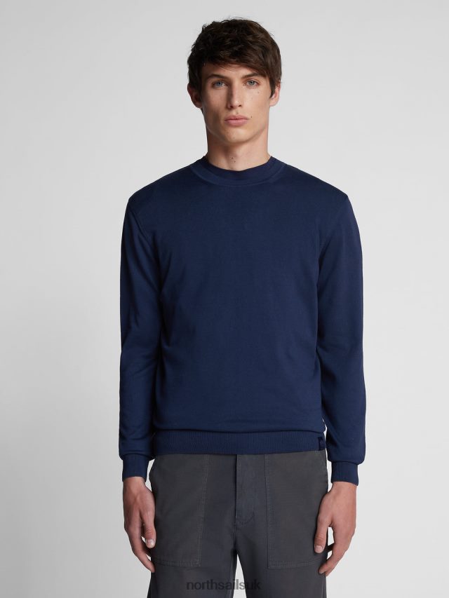 Men Navy blue Clothing 4D6N1065 North Sails COTTON JUMPER