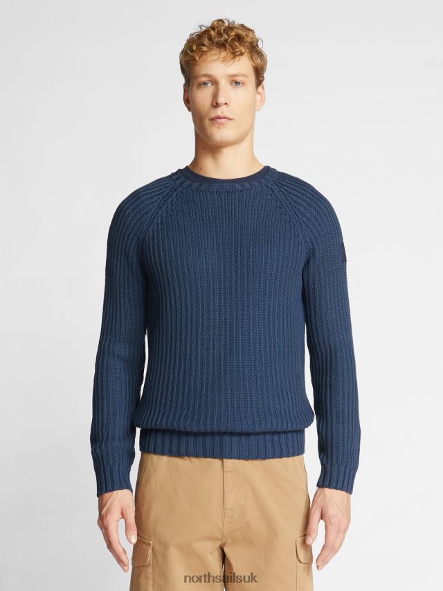 Men Navy blue Clothing 4D6N1104 North Sails CREW-NECK JUMPER