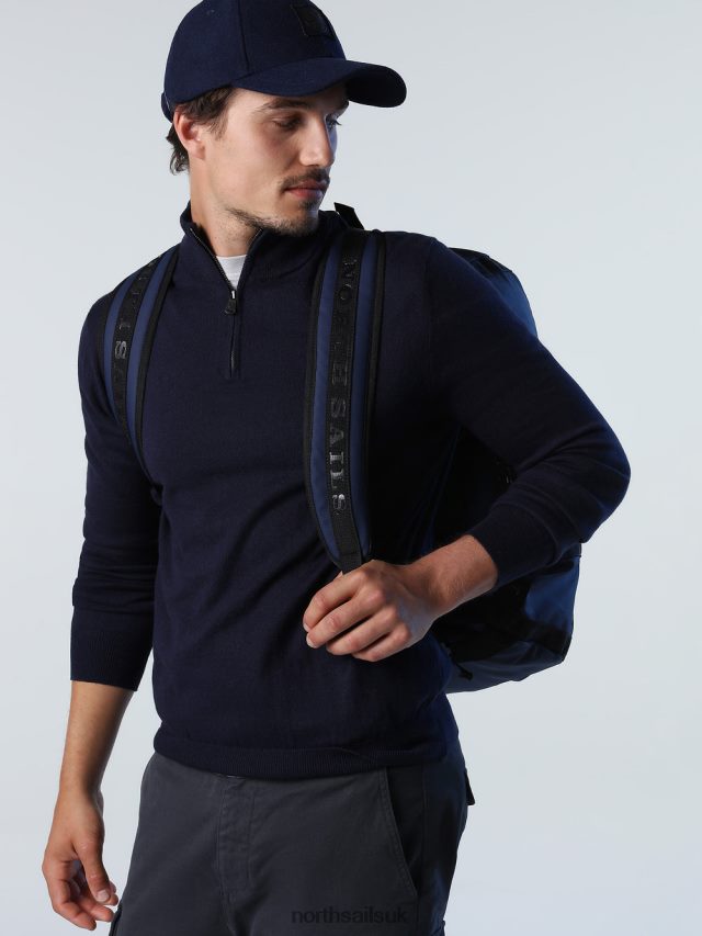 Men Navy blue Clothing 4D6N731 North Sails HALF-ZIP JUMPER