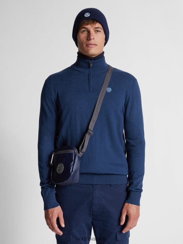 Men Poseidon melange Clothing 4D6N1319 North Sails HALF-ZIP JUMPER