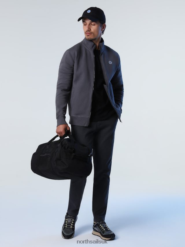 Men Asphalt Clothing 4D6N828 North Sails ZIP SWEATSHIRT