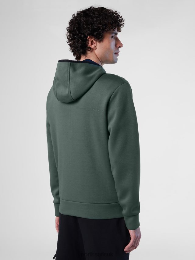 Men Military green Clothing 4D6N276 North Sails SCUBA FLEECE HOODIE