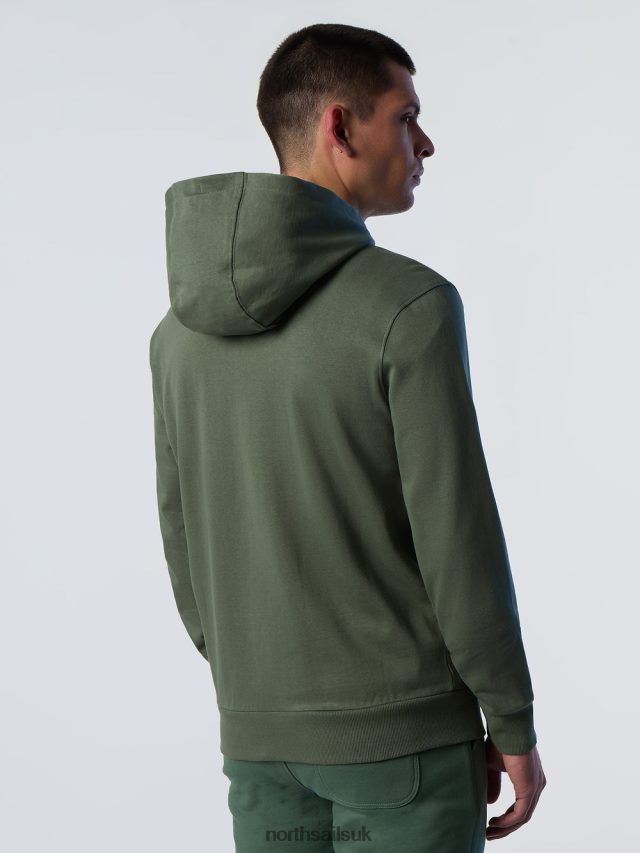 Men Military green Clothing 4D6N282 North Sails FULL-ZIP HOODIE