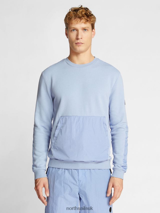 Men Pinnacle Clothing 4D6N1187 North Sails SWEATSHIRT WITH POCKETS