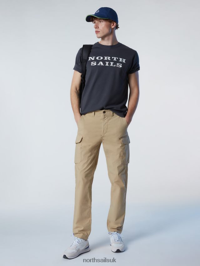 Men Asphalt Clothing 4D6N146 North Sails T-SHIRT WITH CHEST PRINT