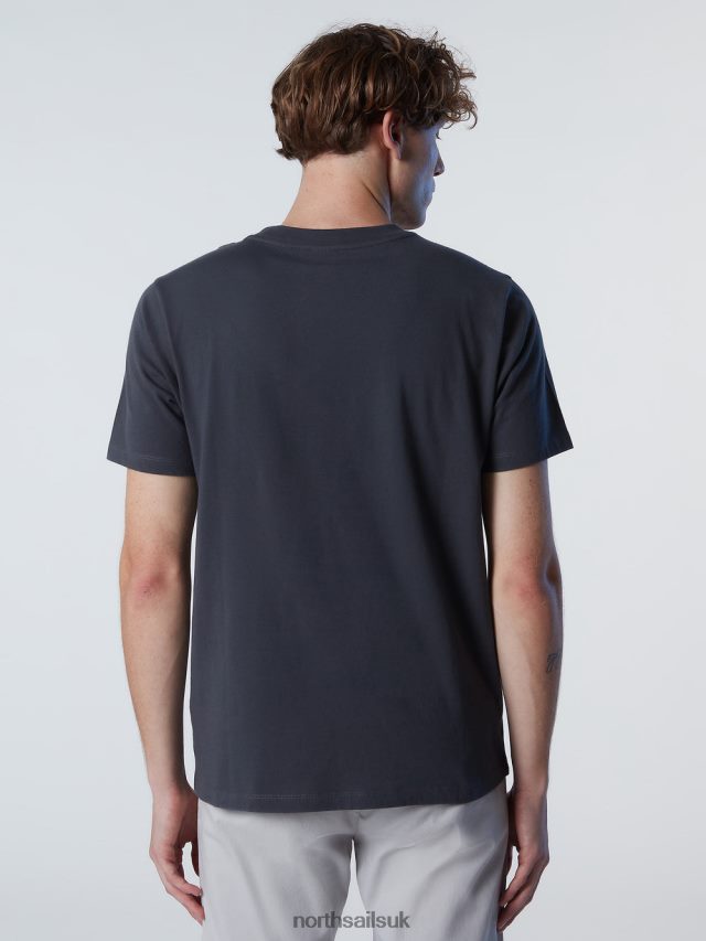 Men Asphalt Clothing 4D6N182 North Sails T-SHIRT WITH MAXI LOGO PRINT