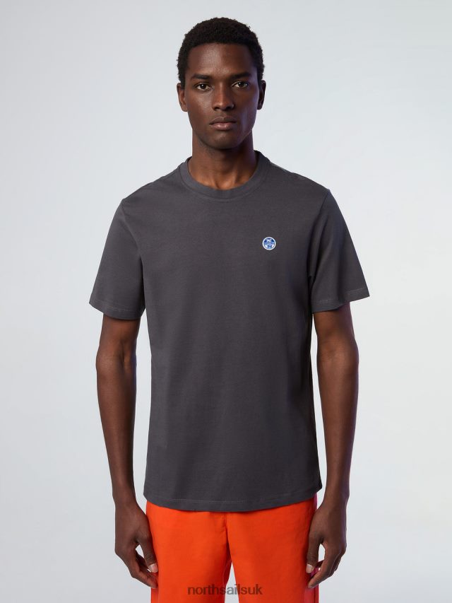 Men Asphalt Clothing 4D6N202 North Sails T-SHIRT WITH FELT PATCH