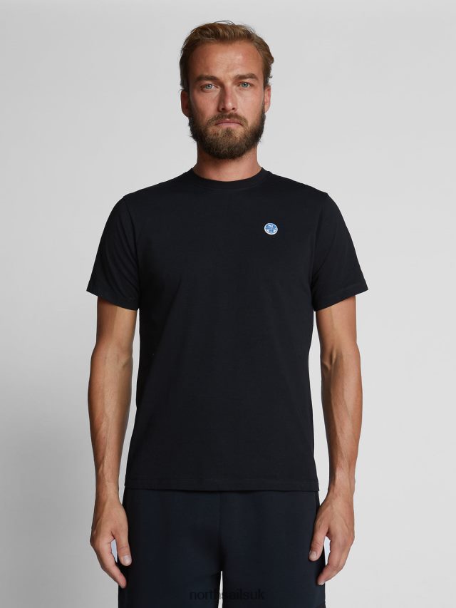 Men Black Clothing 4D6N1279 North Sails SHORT-SLEEVED T-SHIRT