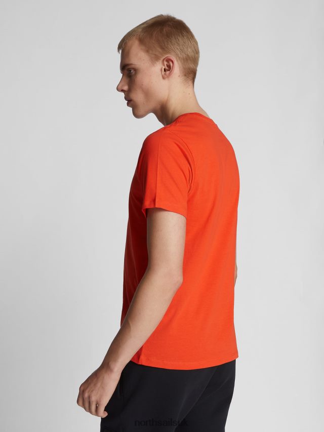 Men Lobster Clothing 4D6N1128 North Sails T-SHIRT WITH MAXI LOGO