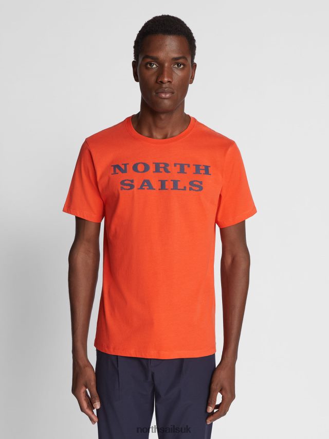 Men Lobster Clothing 4D6N1256 North Sails T-SHIRT WITH LETTERING