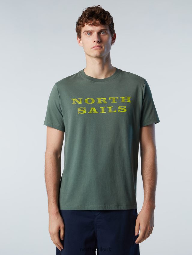 Men Military green Clothing 4D6N144 North Sails T-SHIRT WITH CHEST PRINT