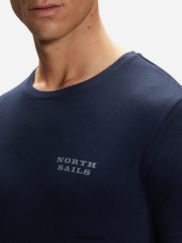 Men Navy blue Clothing 4D6N483 North Sails BAMBOO CREW-NECK T-SHIRT