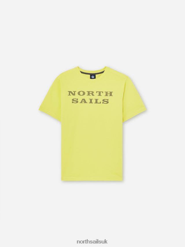 Men Sulphur spring Clothing 4D6N1258 North Sails T-SHIRT WITH LETTERING