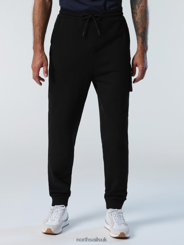 Men Black Clothing 4D6N319 North Sails SWEATPANTS WITH POCKET