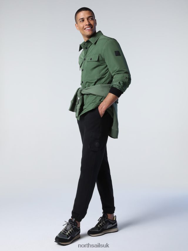 Men Black Clothing 4D6N955 North Sails FLEECE JOGGERS