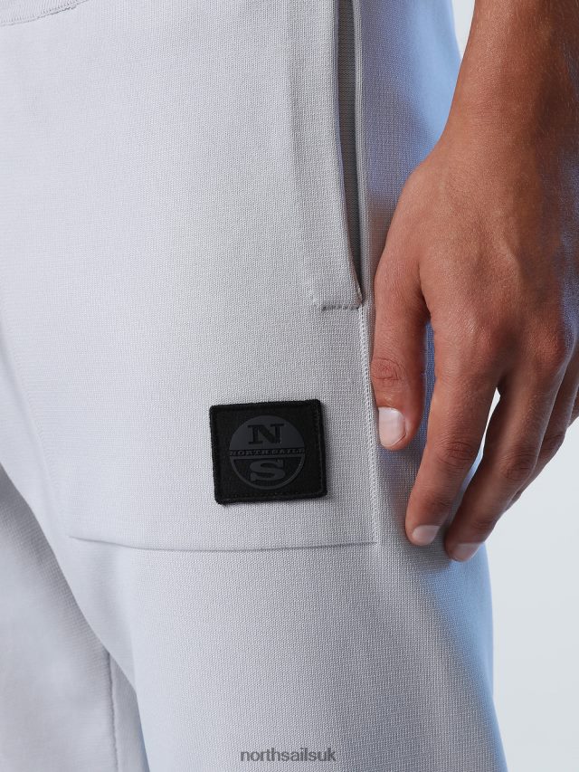 Men Grey violet Clothing 4D6N830 North Sails RECYCLED FABRIC TROUSERS