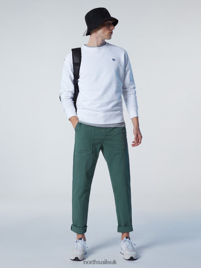 Men Military green Clothing 4D6N322 North Sails COLUMBIA FATIGUE PANTS