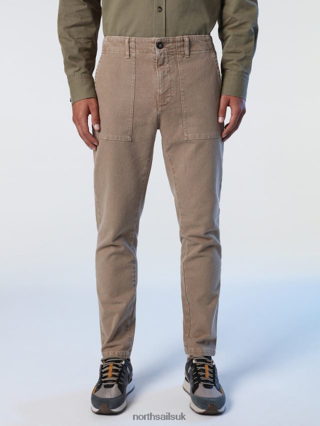 Men Winter khaki Clothing 4D6N832 North Sails RECYCLED COTTON TROUSERS