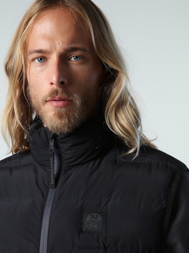 Men Black Clothing 4D6N1033 North Sails SKYEN VEST