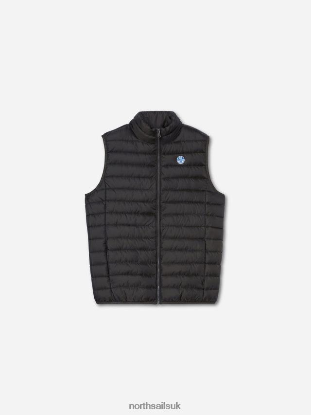 Men Black Clothing 4D6N1340 North Sails SKYE VEST