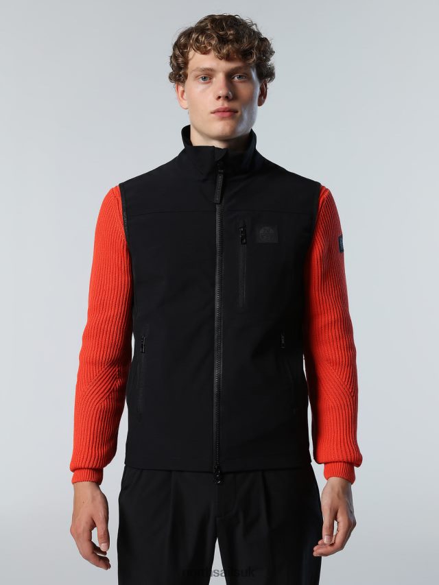 Men Black Clothing 4D6N19 North Sails IFURU VEST