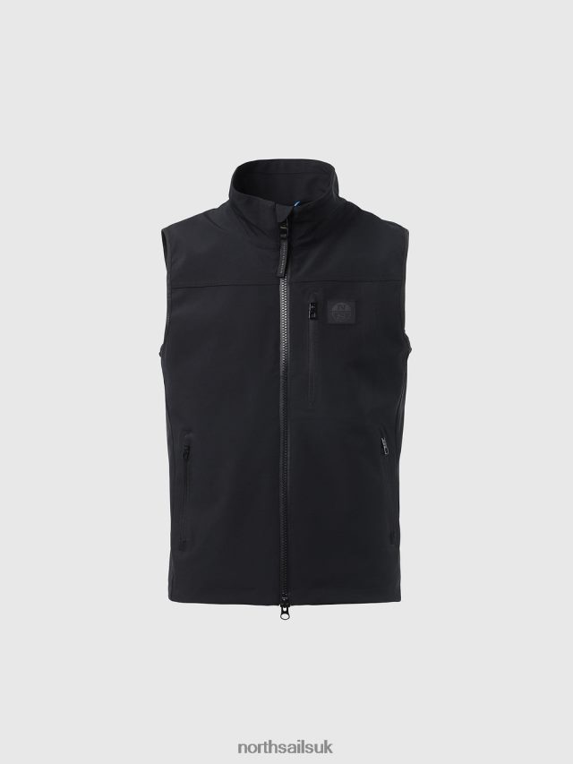 Men Black Clothing 4D6N19 North Sails IFURU VEST