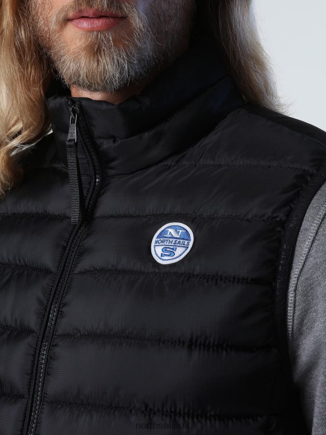 Men Black Clothing 4D6N877 North Sails SKYE VEST