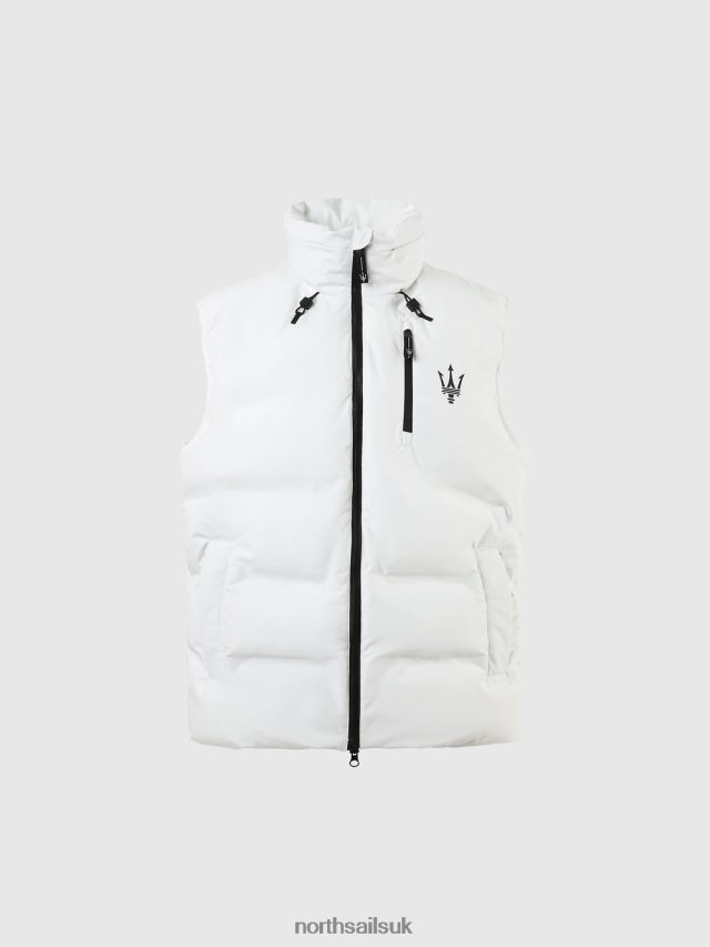 Men Blanc Clothing 4D6N716 North Sails ATLANTIC VEST X MASERATI