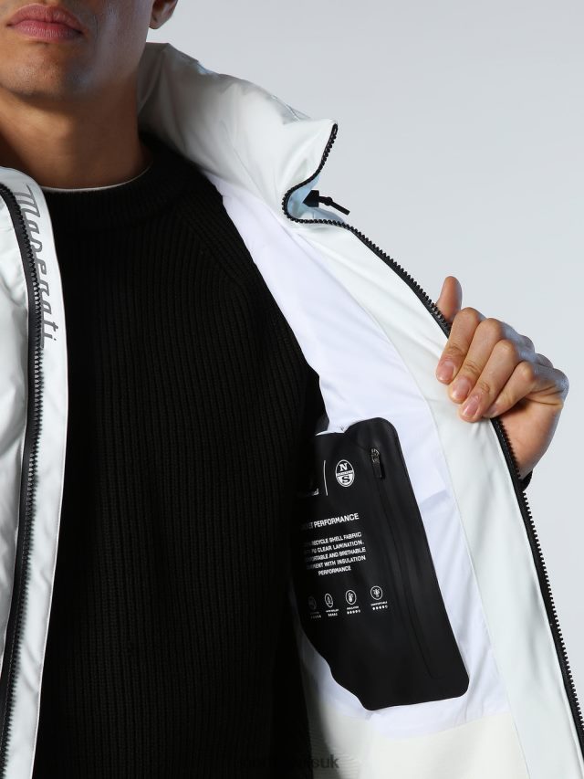 Men Blanc Clothing 4D6N716 North Sails ATLANTIC VEST X MASERATI