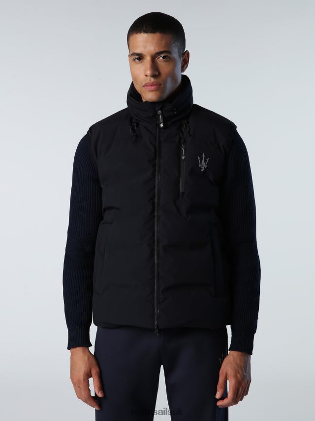 Men Navy blue Clothing 4D6N717 North Sails ATLANTIC VEST X MASERATI
