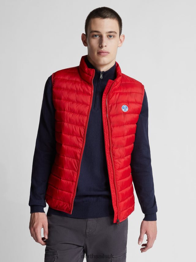 Men Red Clothing 4D6N1334 North Sails SKYE VEST
