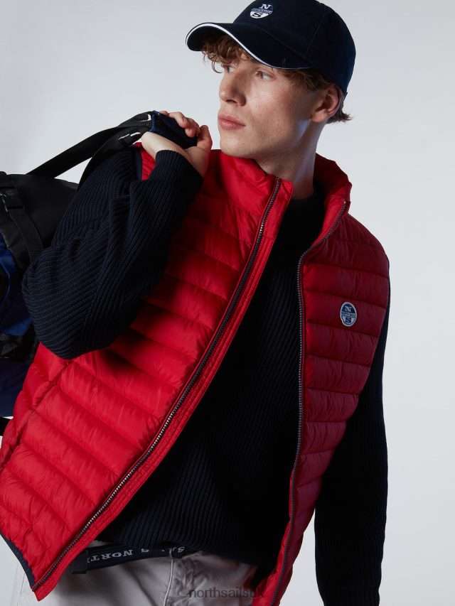 Men Red Clothing 4D6N41 North Sails CROZET VEST