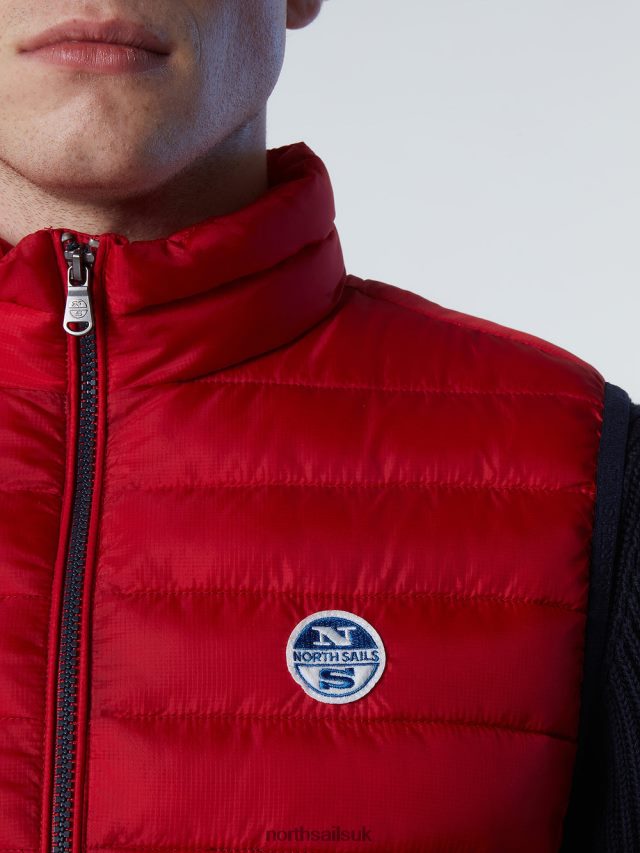 Men Red Clothing 4D6N41 North Sails CROZET VEST