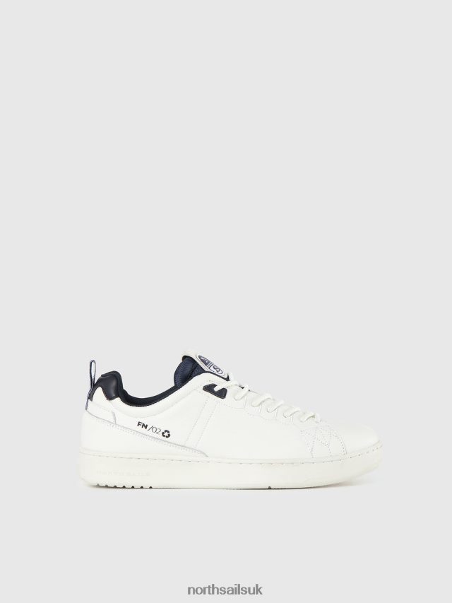 Men White Footwear 4D6N712 North Sails FENDER PRO PREMIUM SNEAKERS