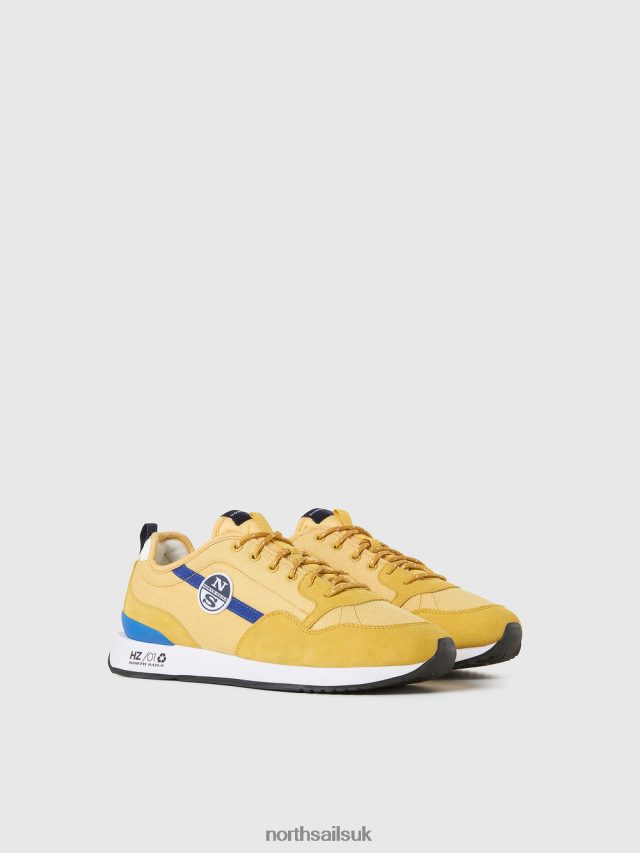 Men Yellow Footwear 4D6N435 North Sails HORIZON PLAIN SNEAKER