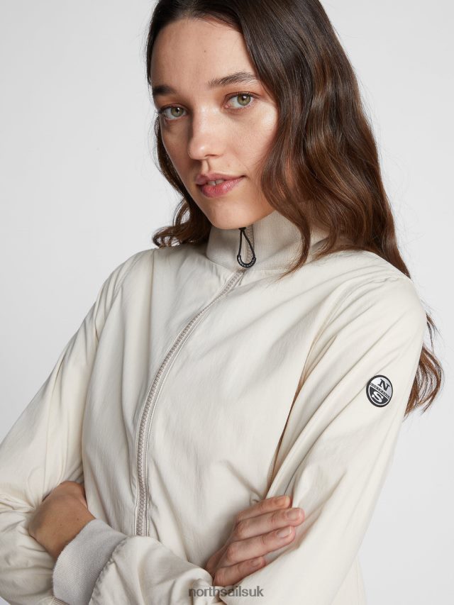 Women Beige Clothing 4D6N1456 North Sails TARAVAI JACKET
