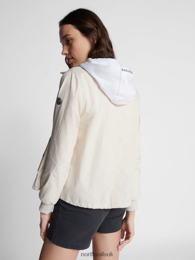 Women Beige Clothing 4D6N1456 North Sails TARAVAI JACKET