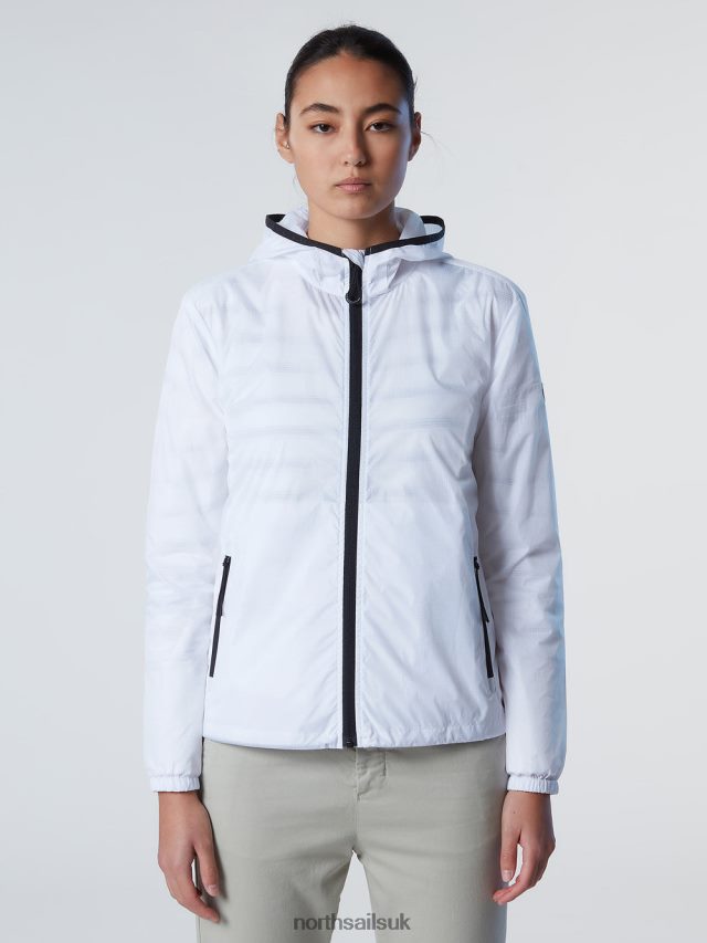 Women White Clothing 4D6N536 North Sails KUDARAH JACKET