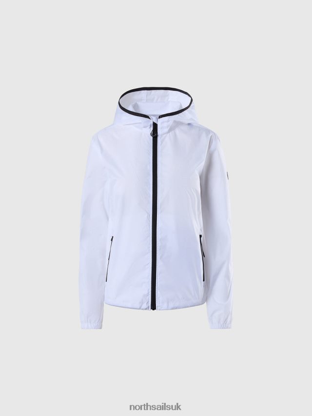 Women White Clothing 4D6N536 North Sails KUDARAH JACKET