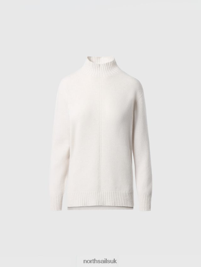 Women Marshmallow Clothing 4D6N1369 North Sails CASHMERE BLEND JUMPER