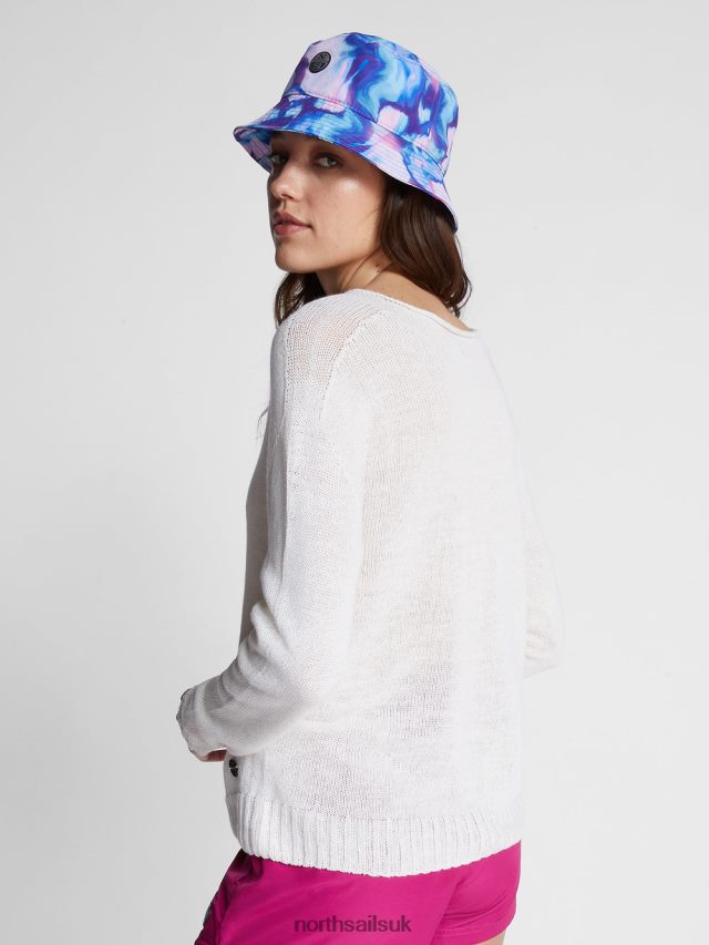 Women White Clothing 4D6N1453 North Sails CREW-NECK JUMPER