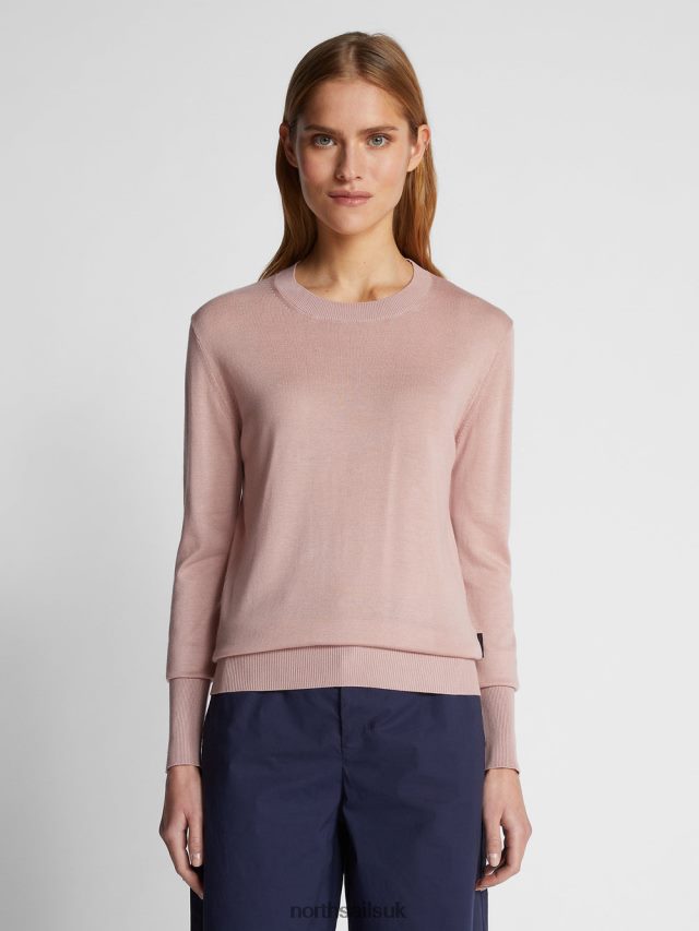 Women Woodrose Clothing 4D6N1520 North Sails COTTON AND ALOE JUMPER