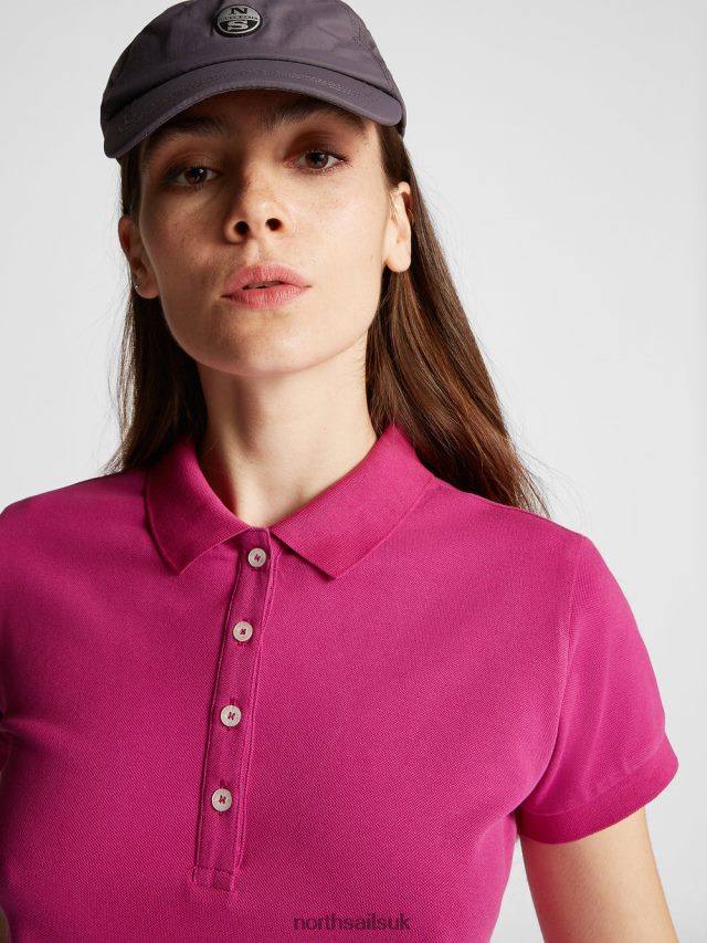 Women Orchid Clothing 4D6N1540 North Sails SLIM-FIT POLO SHIRT