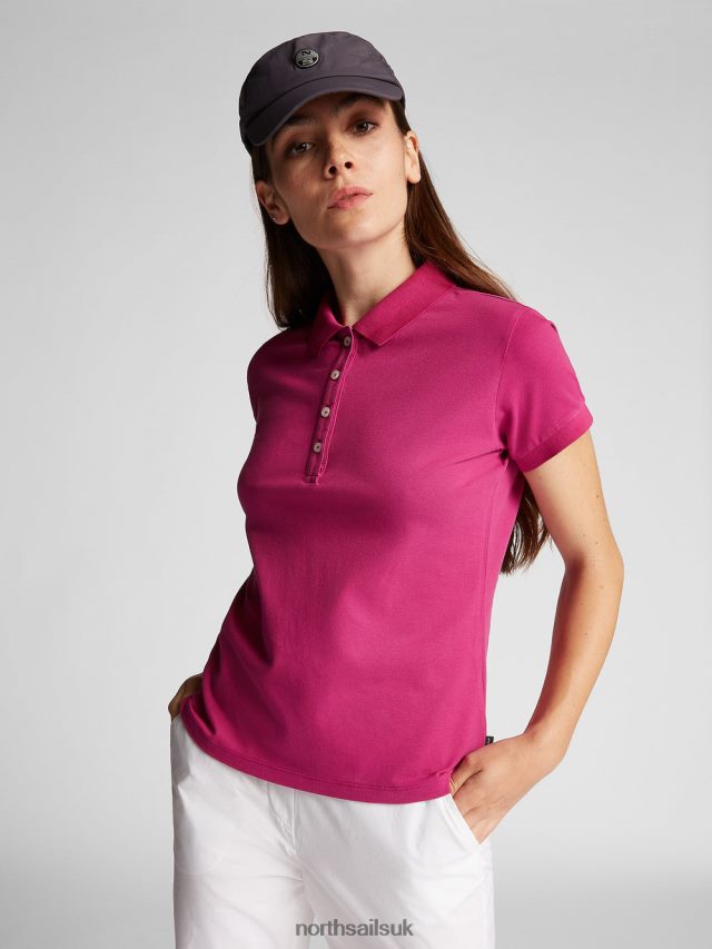 Women Orchid Clothing 4D6N1540 North Sails SLIM-FIT POLO SHIRT