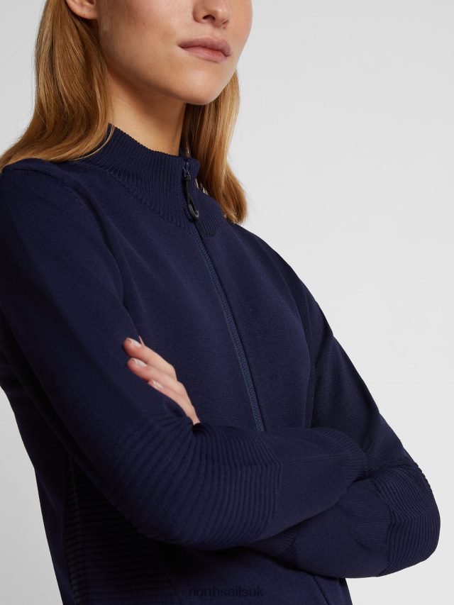 Women Midnight blue Clothing 4D6N1476 North Sails HIGH-NECK CARDIGAN